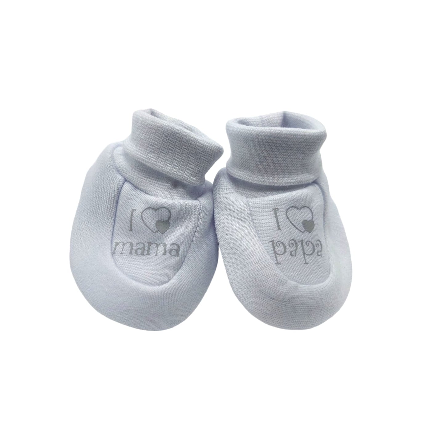 Baby slofjes - I ♡ mama/papa